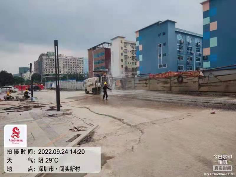 深圳住宅小区人行道沥青施工 案例