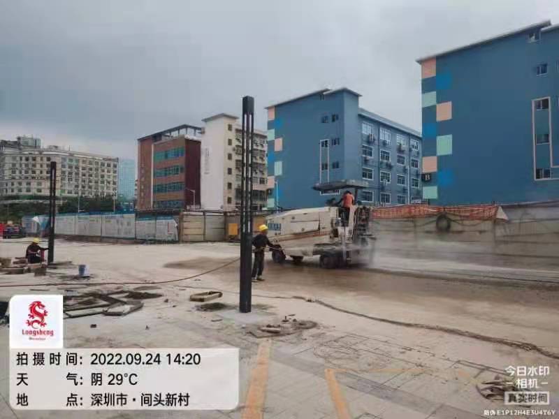 深圳住宅小区人行道沥青施工 案例