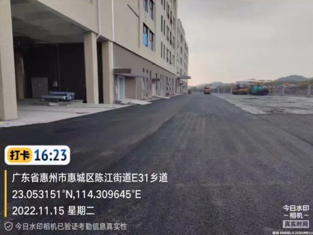 惠州市惠城区陈江街道沥青路面施工 案例
